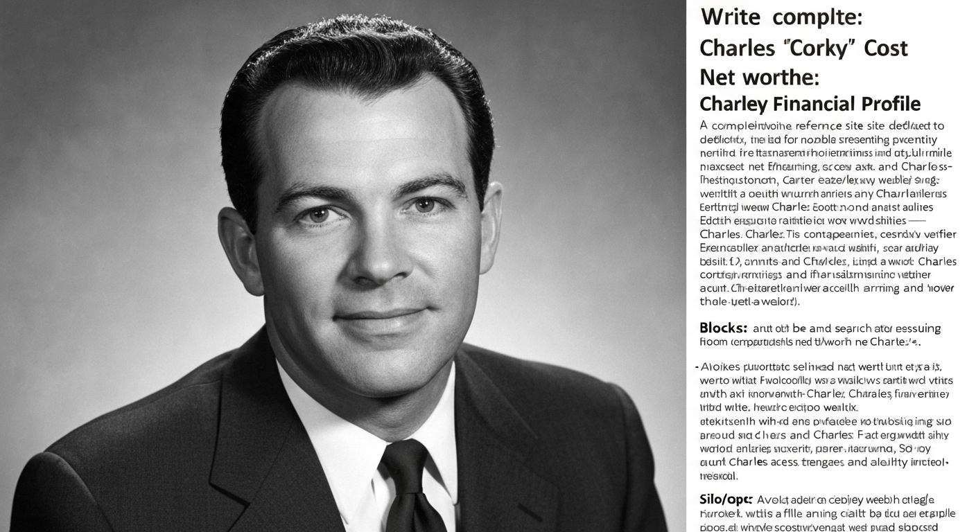 Portrait of Charles L. "Corky" Cost (1935–2023).